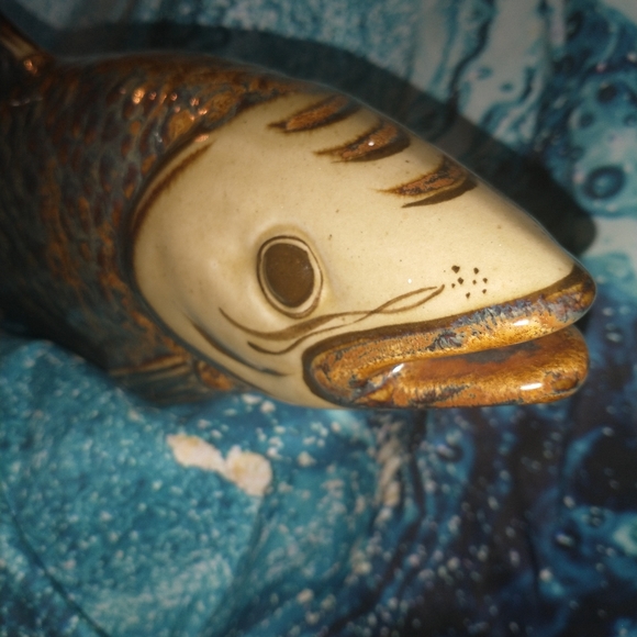 VERY EXQUISITE AND AMPLE CARLOS VILLANUEVA FISH SCULPTURE - Picture 4 of 16